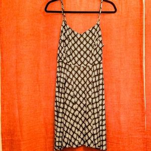 Spaghetti Strap Printed Summer Dress